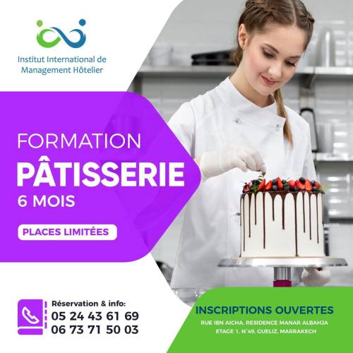 Formation Boulanger Pâtissier à l’IIMH Marrakech